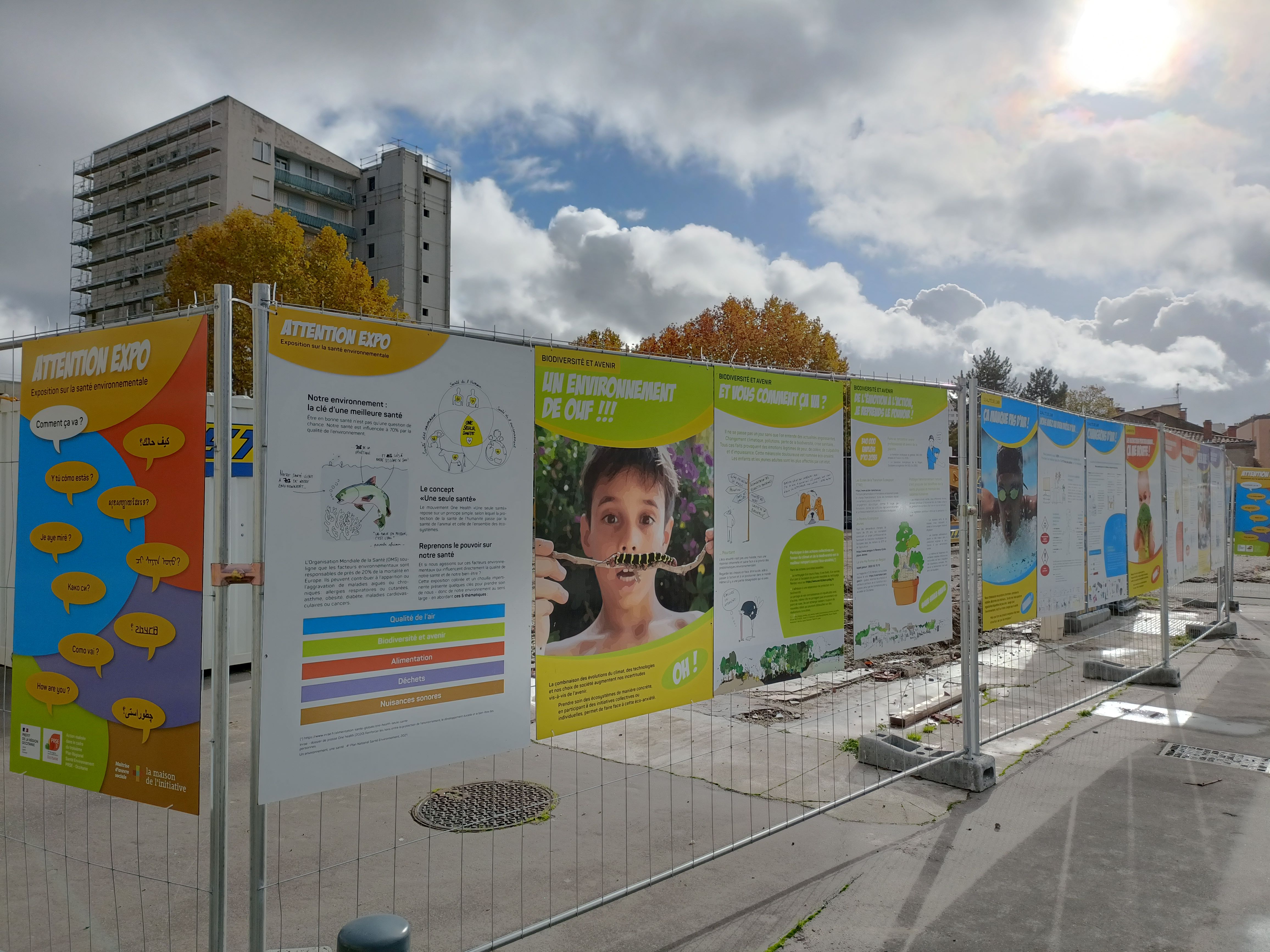 Exposition sur la santé environnementale pour un public familial