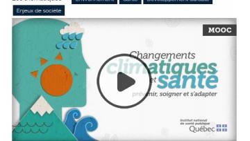 MOOC Changements climatiques et santé