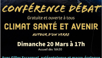 Conférence débat : CLIMAT SANTÉ ET AVENIR