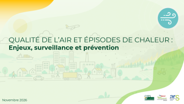 Illustration du webinaire "Qualité de l'air et épisodes de chaleur"