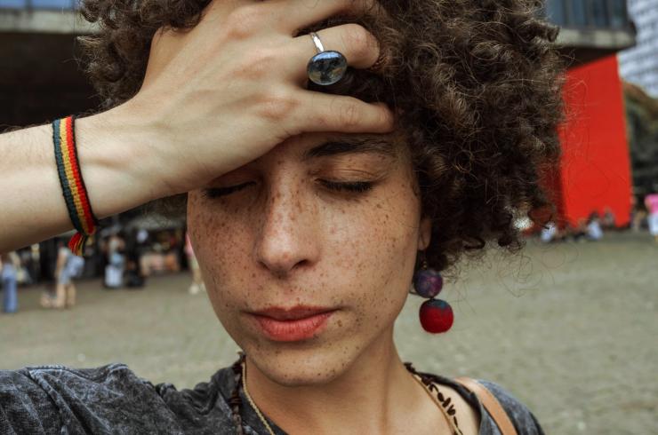femme mal de tête