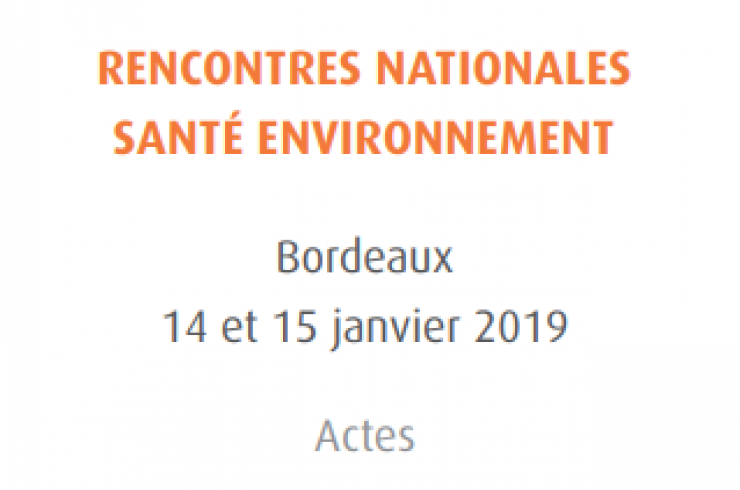 Rencontres nationales santé environnement