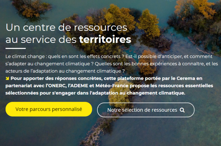 Centre de ressources pour l'adaptation au changement climatique