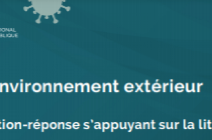 COVID-19 : Environnement extérieur