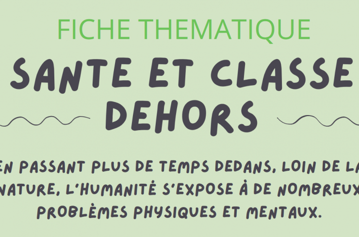 Fiche thématique santé et classe dehors