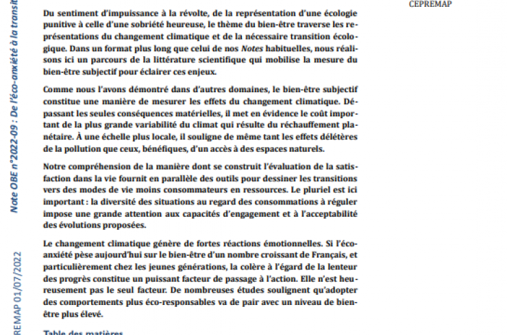 De l'éco-anxiété à la transition heureuse ?
