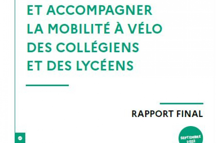 Encourager et accompagner la mobilité à vélo des collégiens et des lycéens