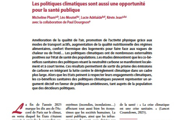 Couverture article